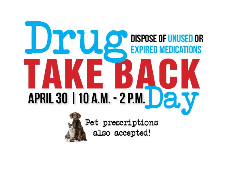 Drug Take Back Day Graphic