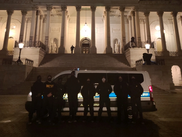 deputies specializing in civil disturbance response outside Capitol