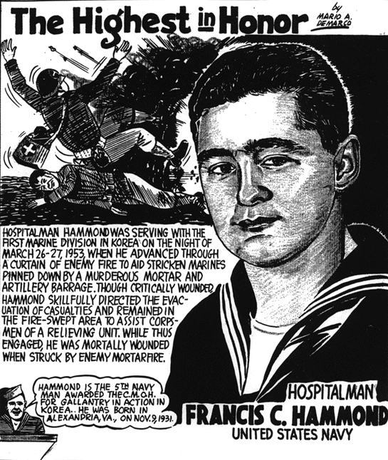 Article on Francis C. Hammond, Alexandria Gazette (undated)