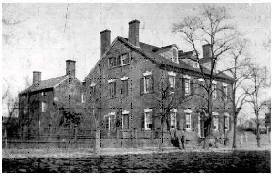 The Lloyd House in the 1800s