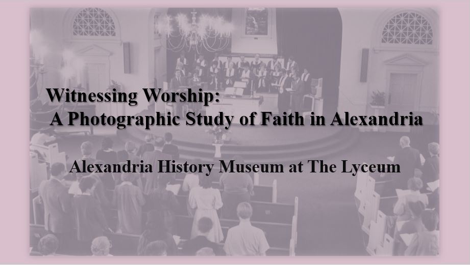 Witnessing Worship: A Photographic Study of Faith in Alexandria (cover slide of online exhibit)