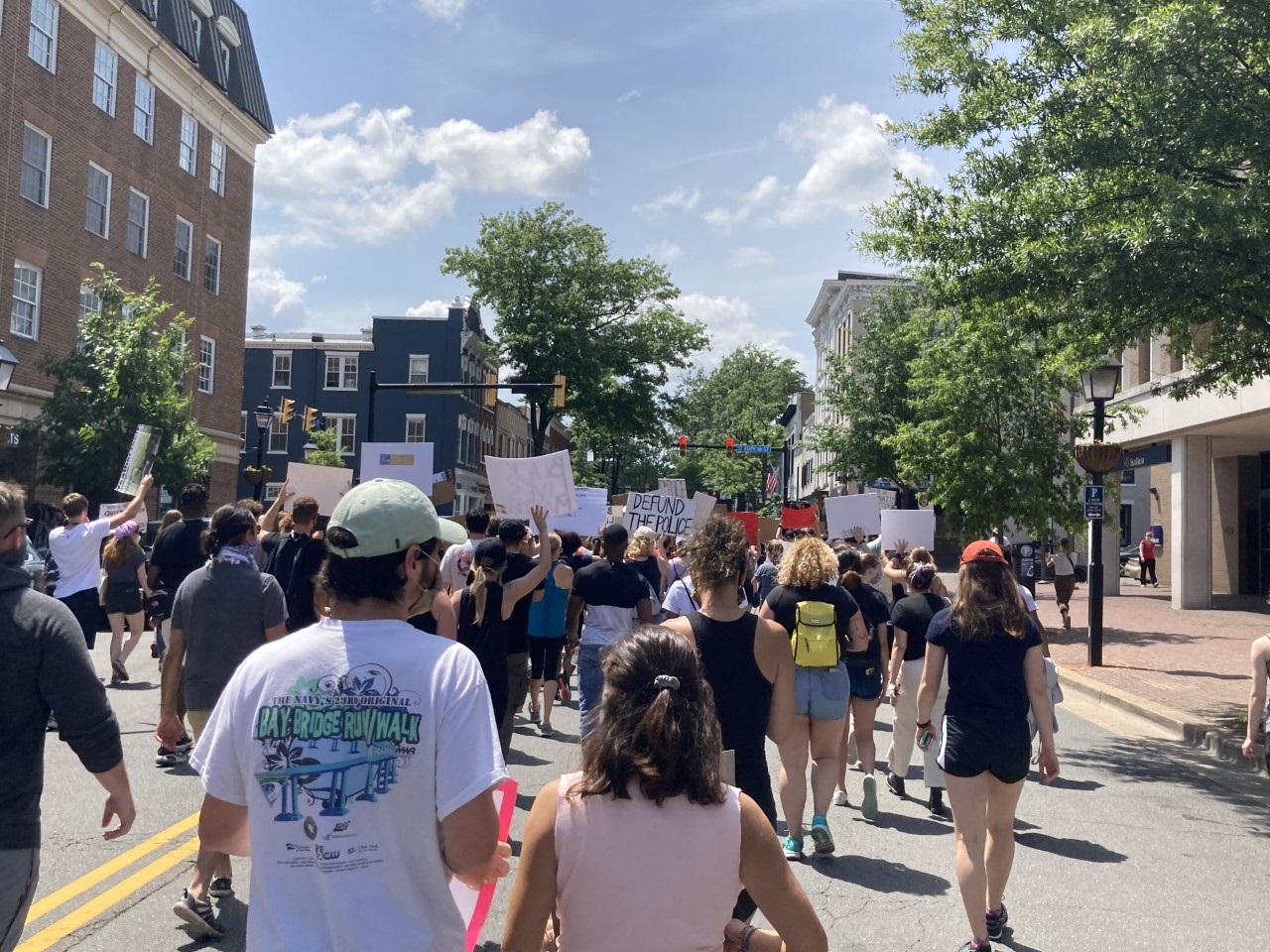 George Floyd Protest March, Alexandria, June 5 2020