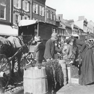 Market vendors, 19th century