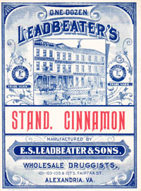 Leadbeater's Cinnamon Label