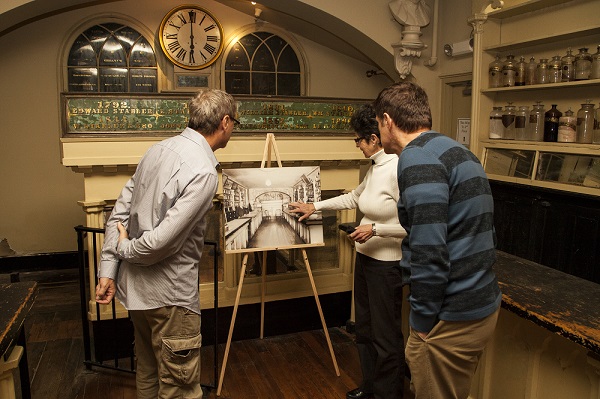Visitors at the Stabler-Leadbeater Apothecary Museum