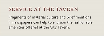 Case Signage Service, Service at the Tavern