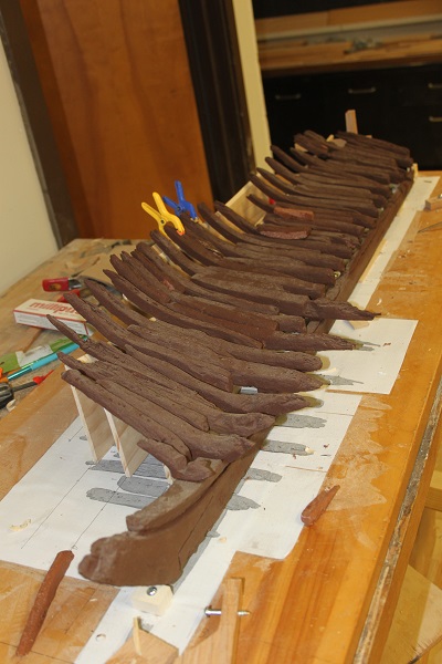 Hotel Indigo Ship 1 model under construction