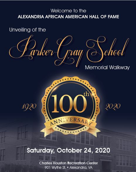 Parker Gray 100th Anniversary program cover