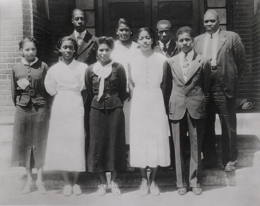 Parker-Gray High School's first graduating class in 1936