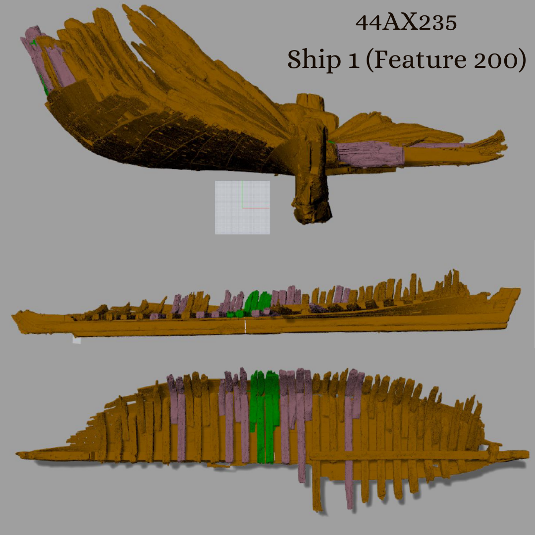 3-D scans of ship 1, Robinson Terminal South (44AX235)
