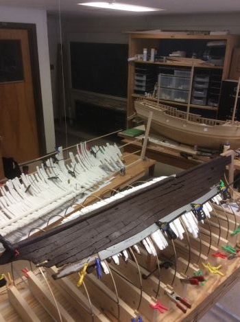 Ship #2 (Feature 155) Model showing bump in the hull