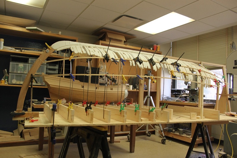 Building a model of Ship 3, Robinson Terminal South