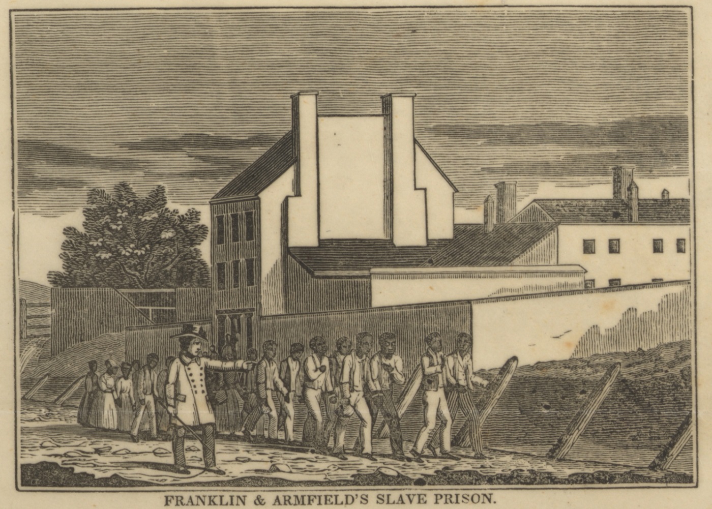Slave Market of America broadside by American Anti Slavery Society, 1836 (LOC)