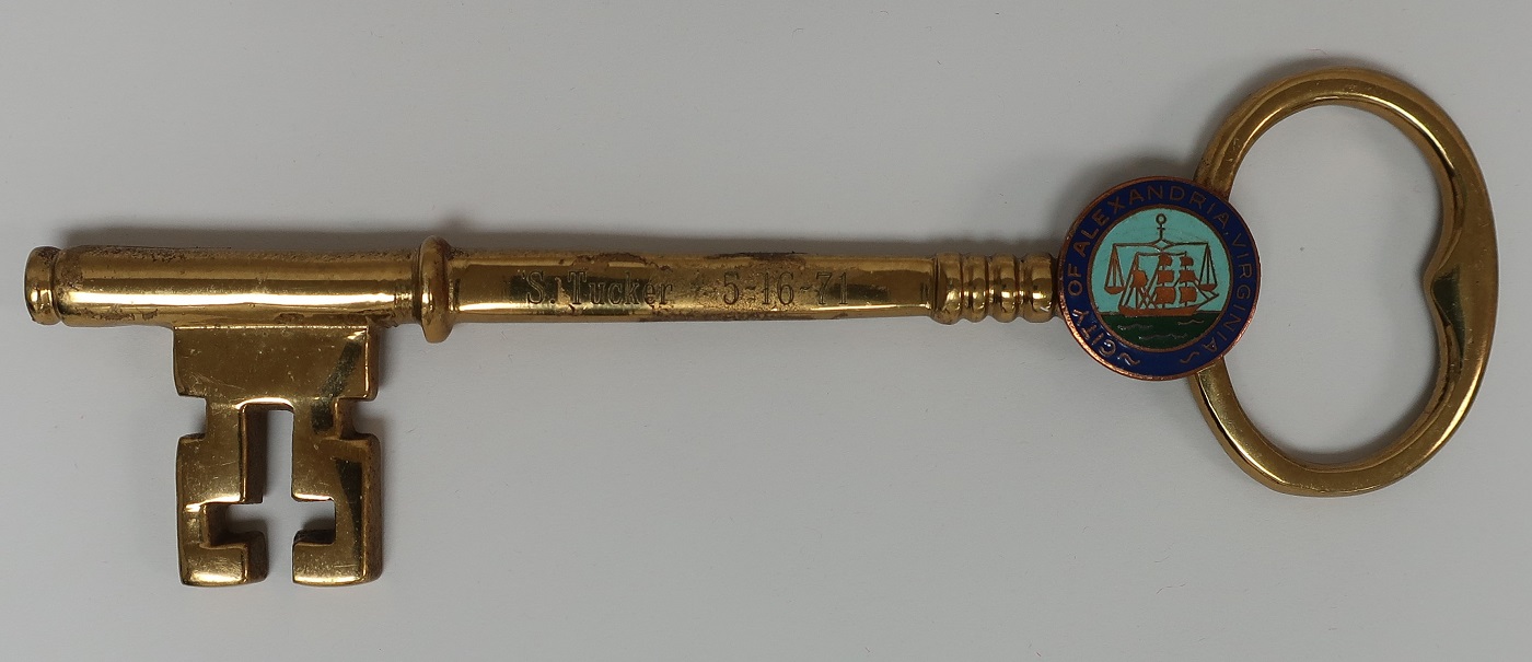 Key to the City presented to Samuel Tucker, 1971