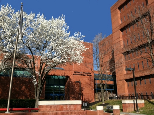 exterior of Adult Detention Center