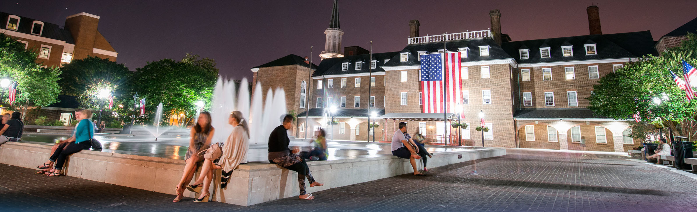 City Hall Market Square at Night