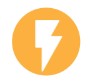 Logo of a bolt representing Energy