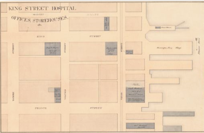 King Street Hospital, Quartermaster Map