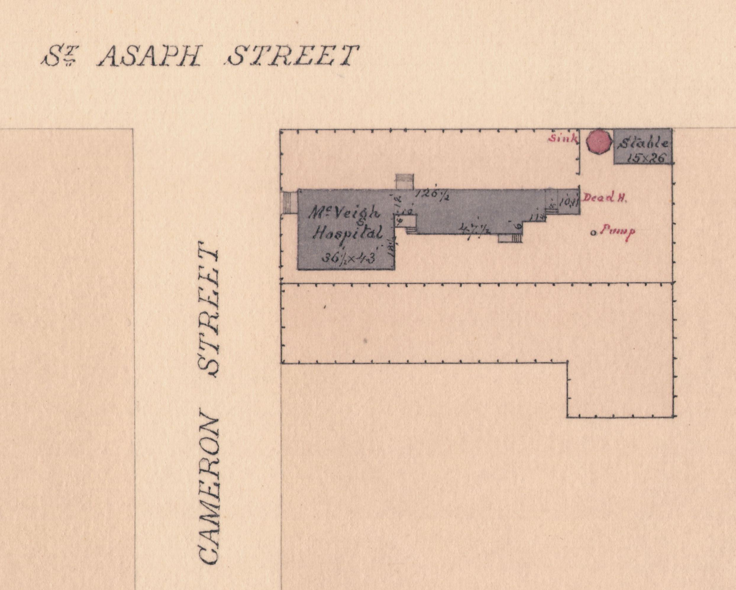 McVeigh Hospital, Quartermaster Map