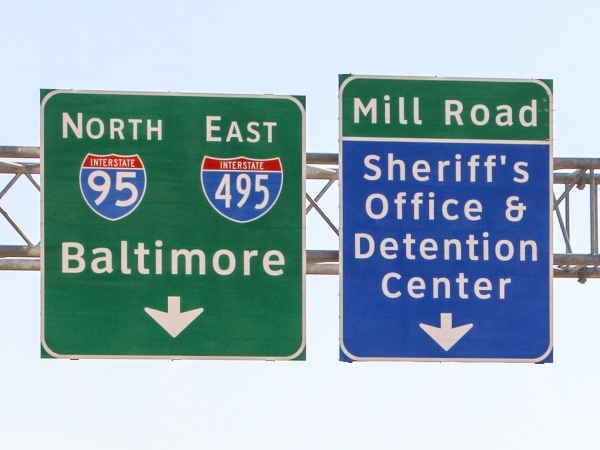sign for Mill Road