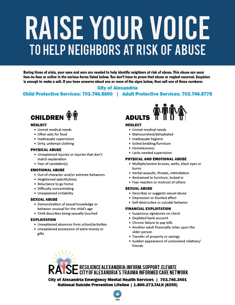 Raise Your Voice Flyer