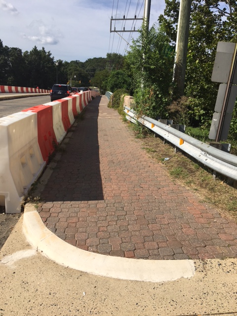 Sidewalk access preserved at Old Town construction site
