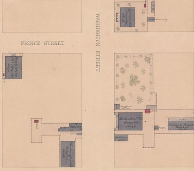 Washington Street Methodist, Quartermaster map