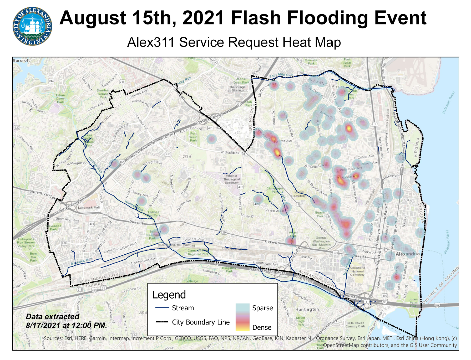 Severe Storm And Flash Flood Events City Of Alexandria Va