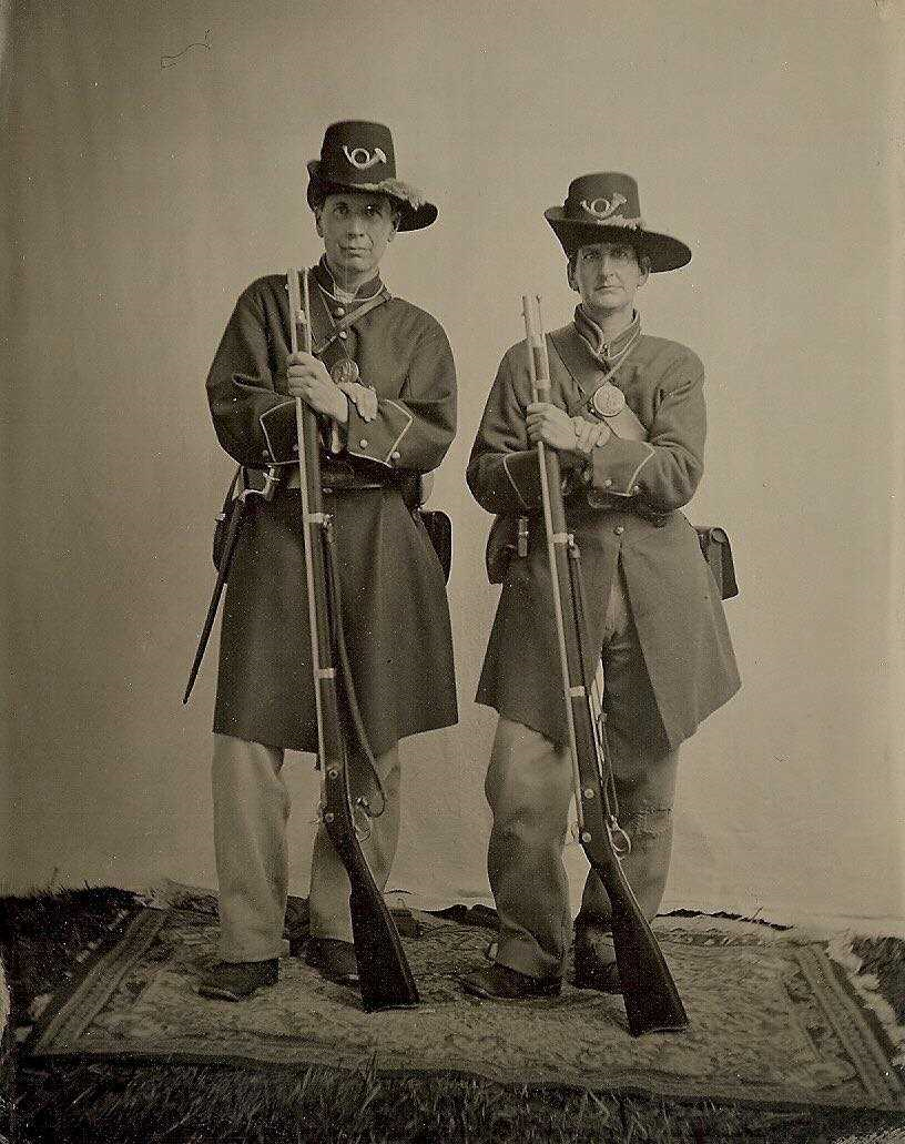 Two women soldiers of the Civil War