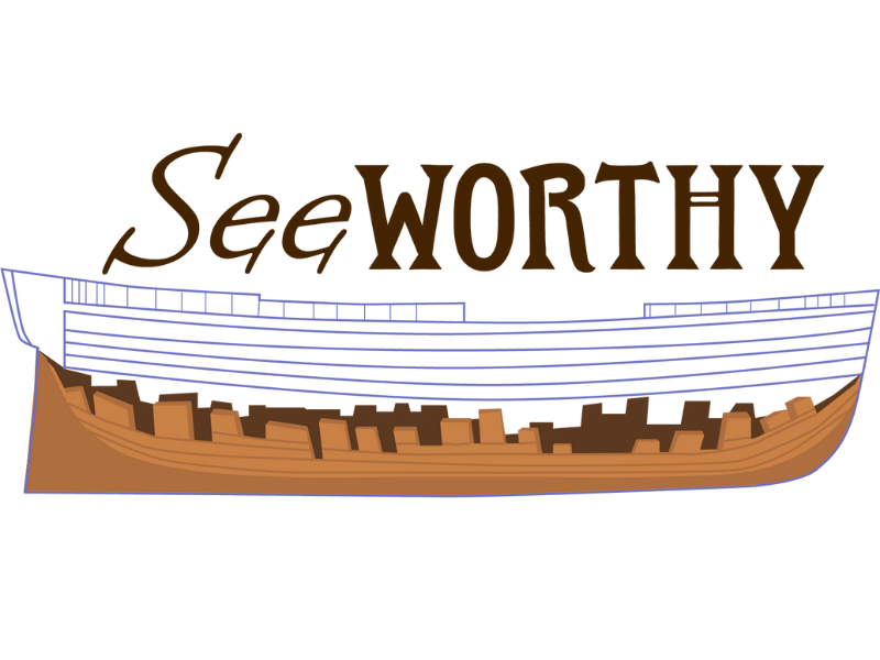 SeeWorthy: Modeling Maritime Archaeology (exhibit logo, 2022)