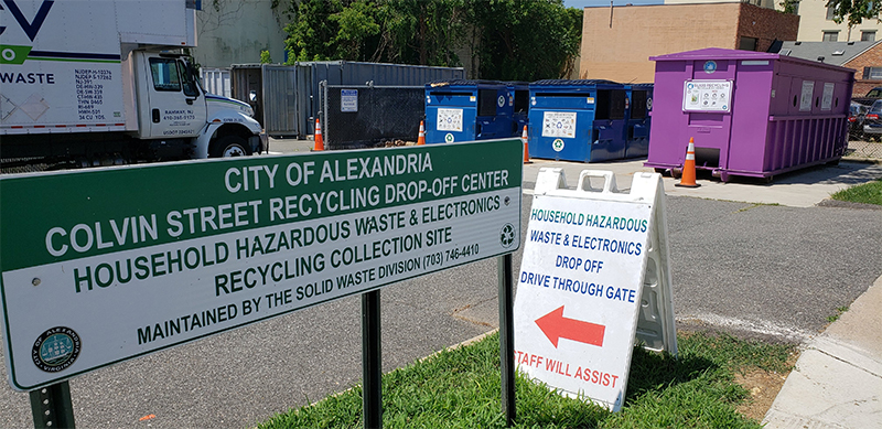 City of Alexandria's HHW Facility at Colvin St