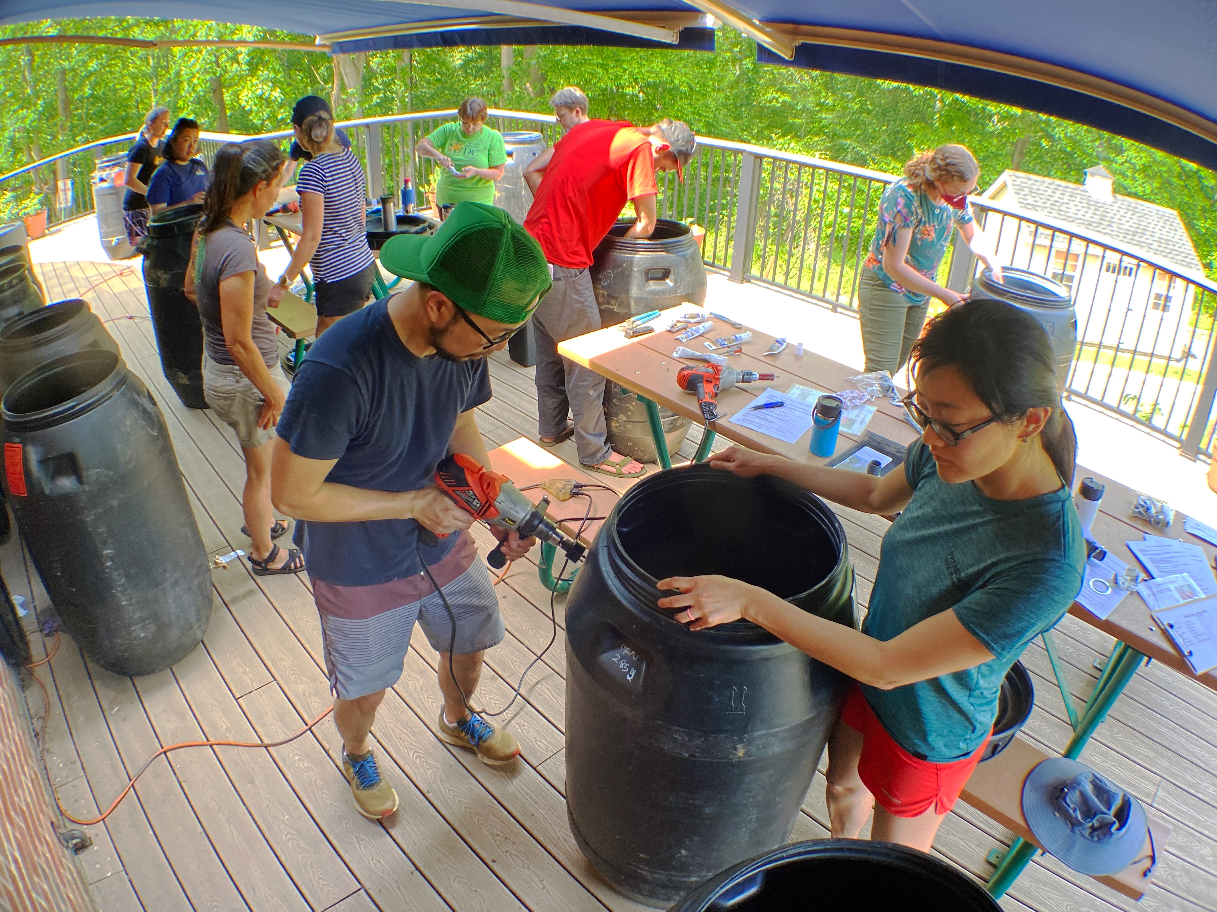 rain barrel workshop