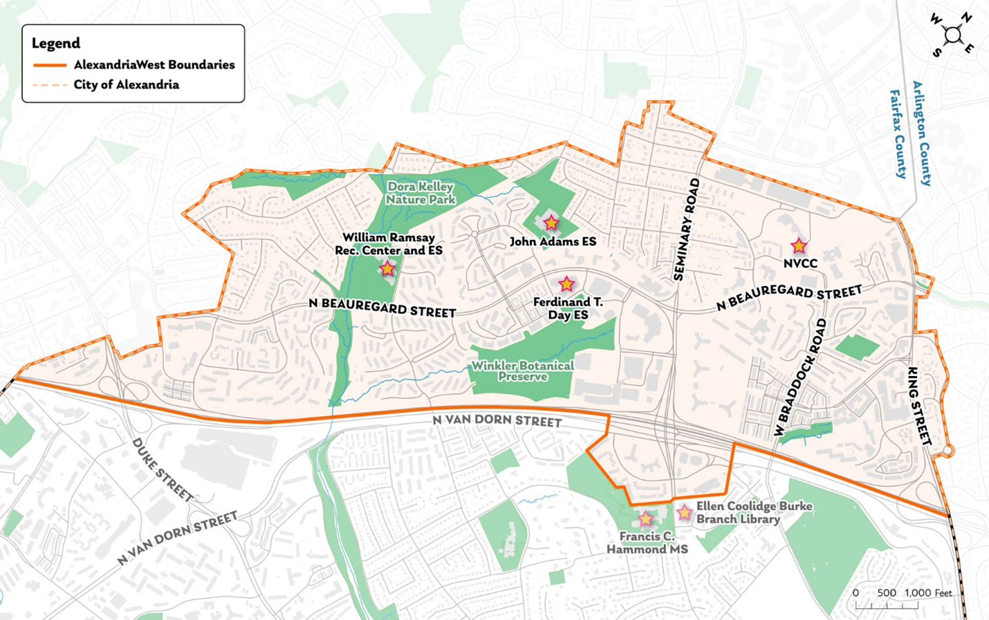 Alexandria West Plan Area