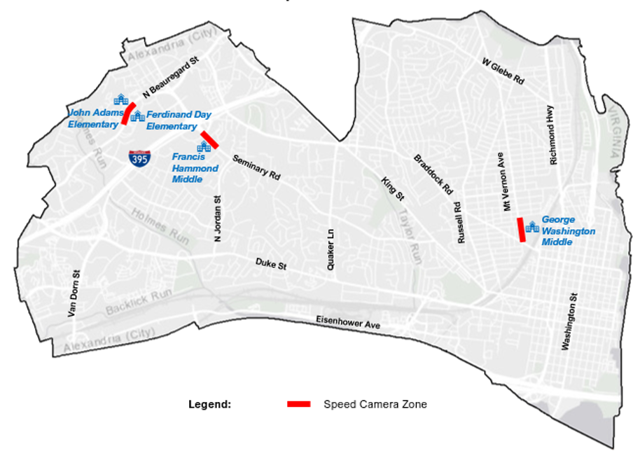 School Zone Speed Camera Map