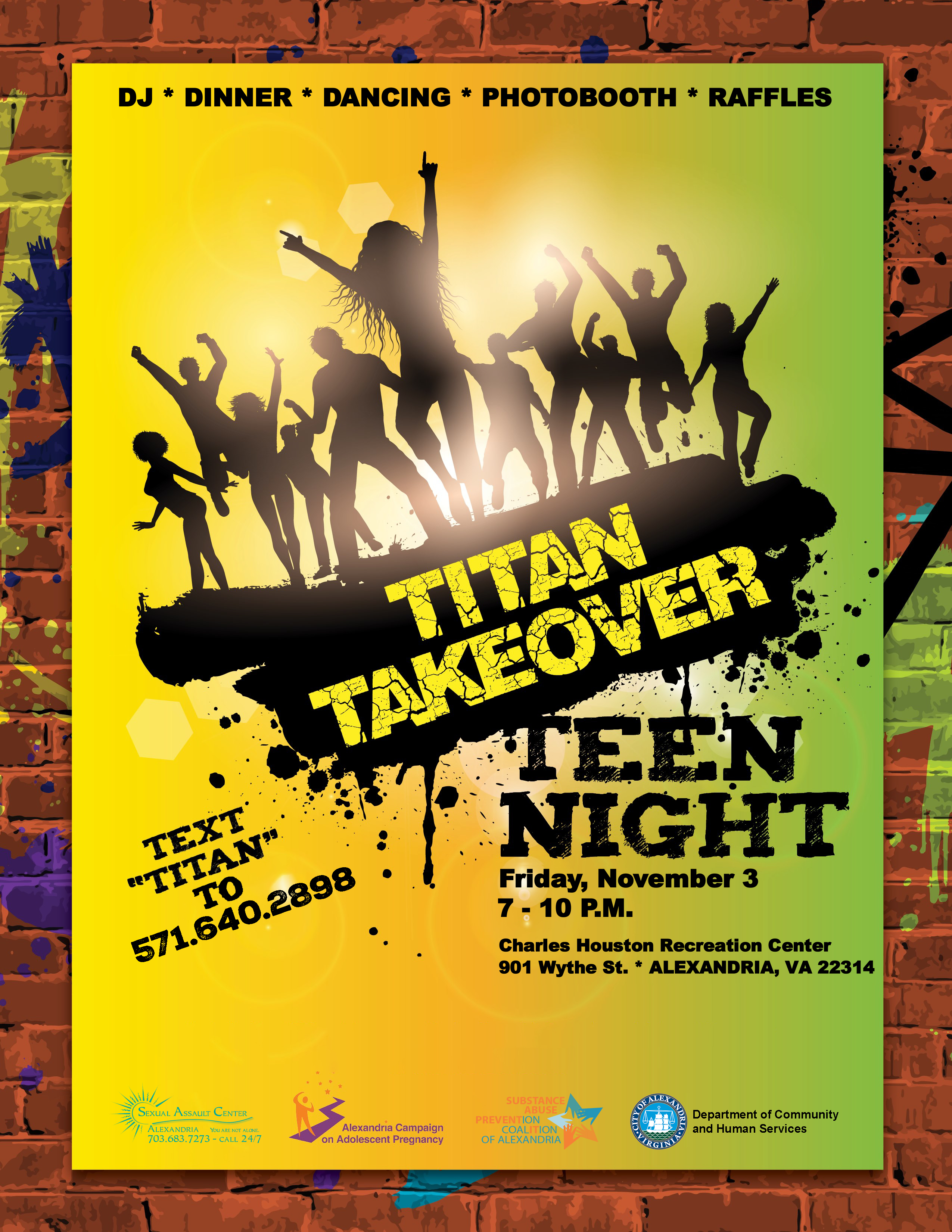 Titan Takeover Teen Night on November 3, 2023