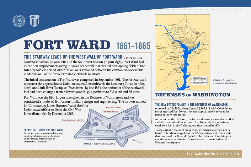 Interpretive sign with text and images