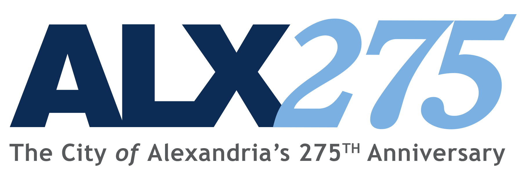 Alexandria's 275th Birthday Logo