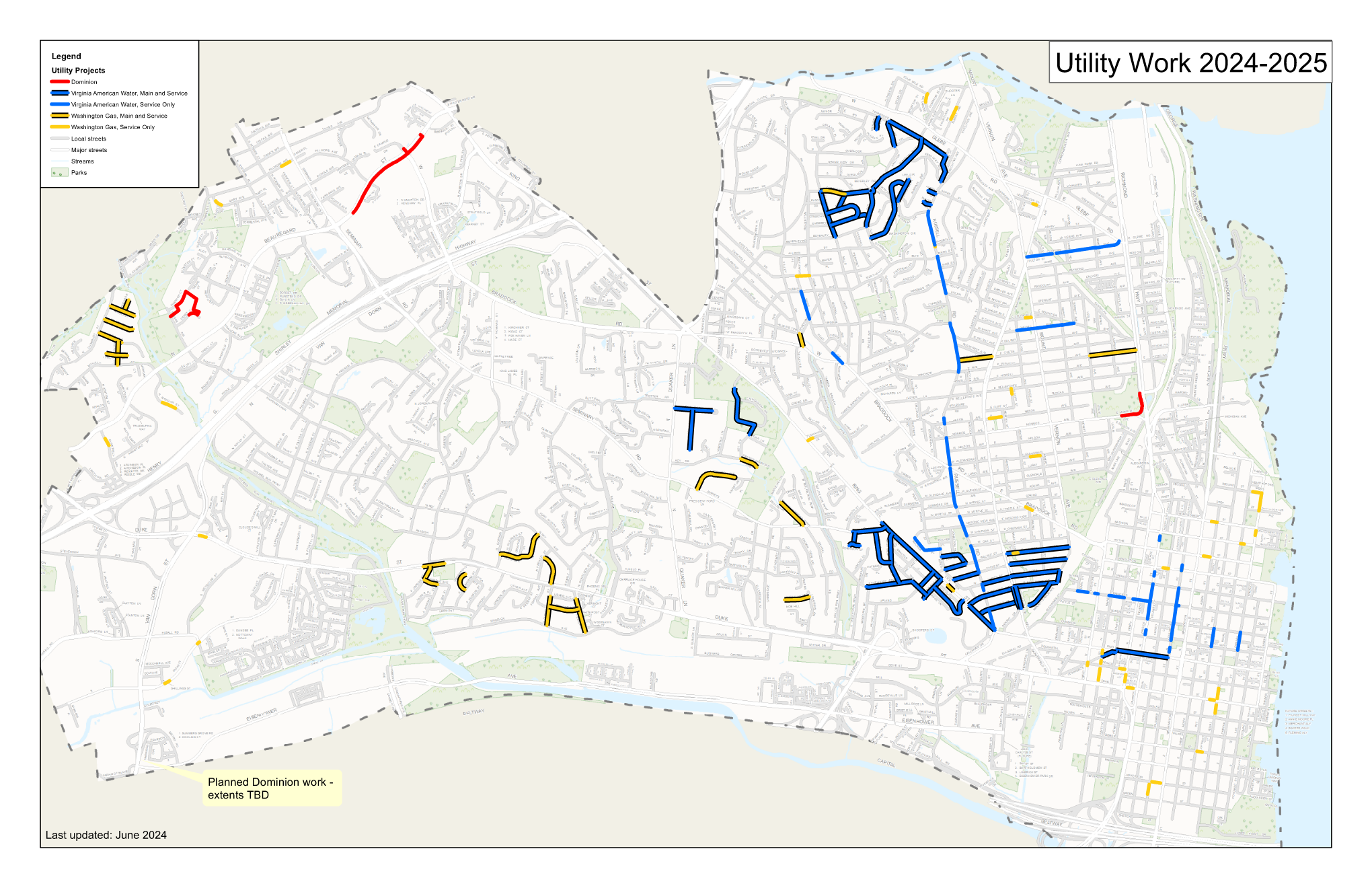 City of Alexandria Utility Projects 24 25