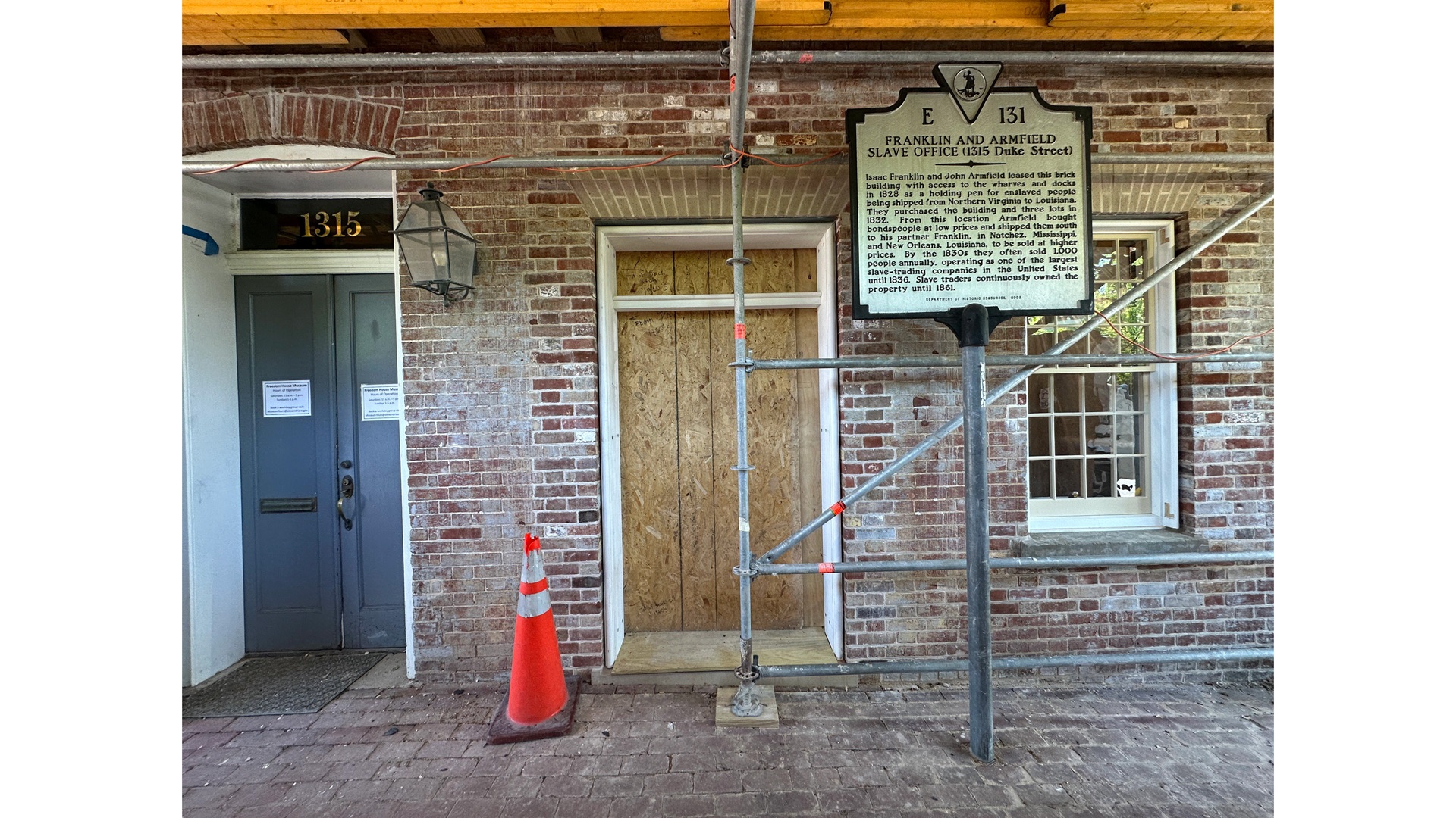 doors and windows returning to original size and location