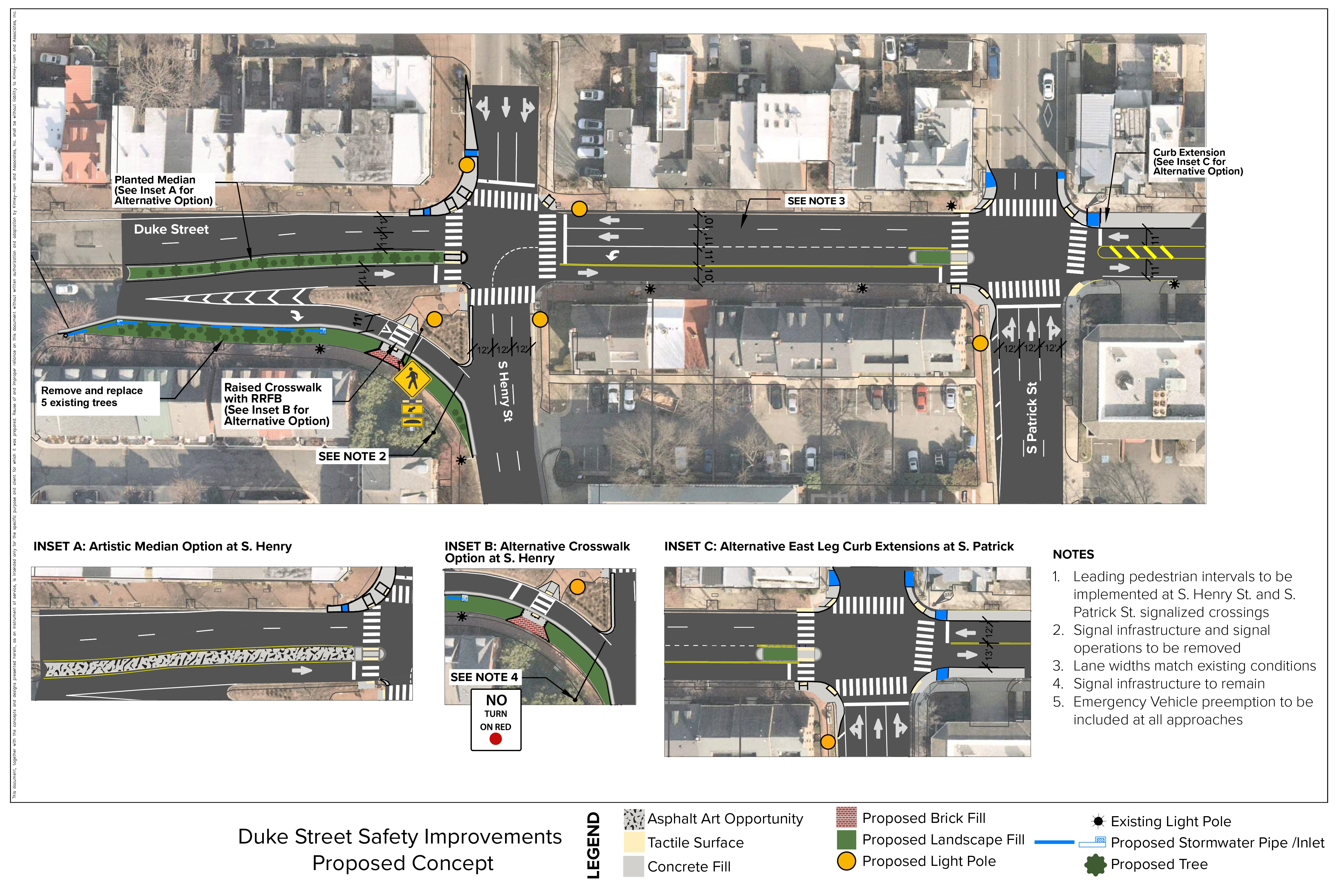 Duke Street Safety Improvements Design Concept