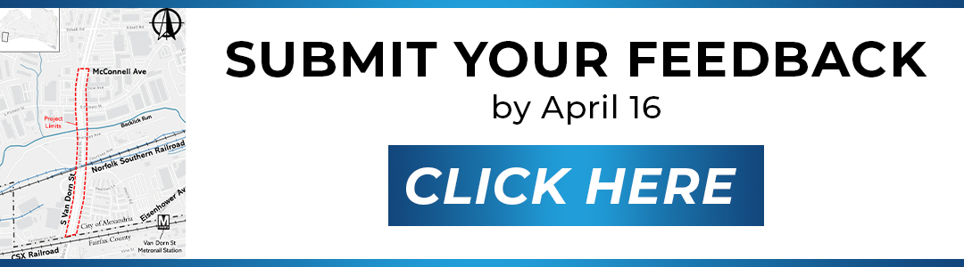 Van Dorn Street Bridges Project Survey Banner