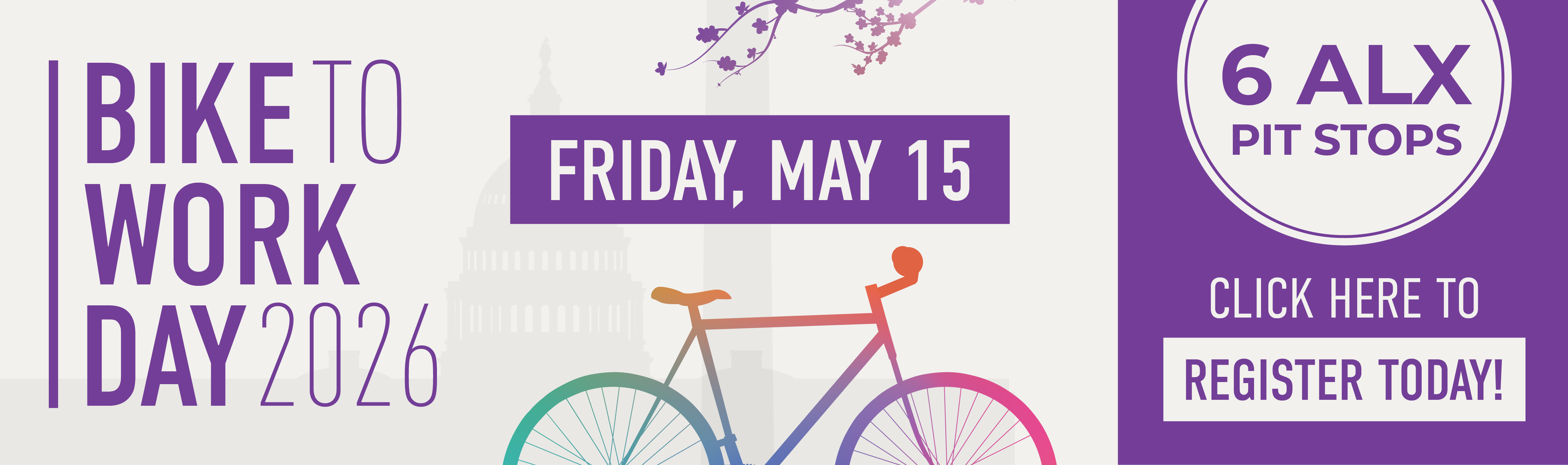 Bike to Work Day 2026 Banner to Register