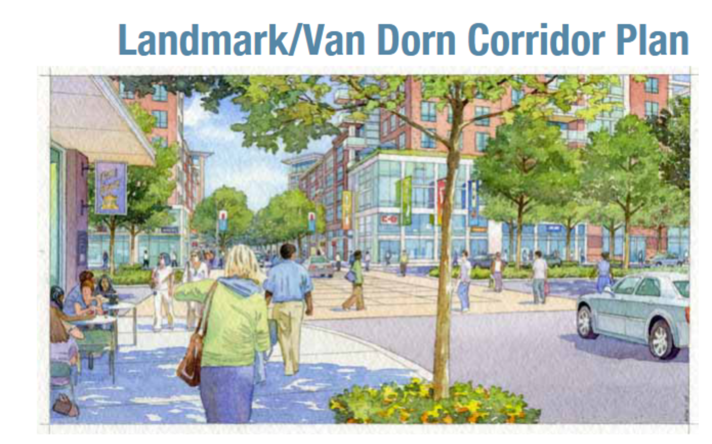 Landmark Van Dorn Corridor Plan Screenshot