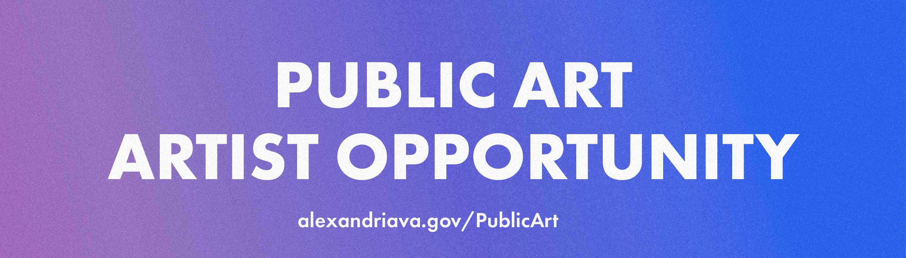 Public Art Artist Opportunity