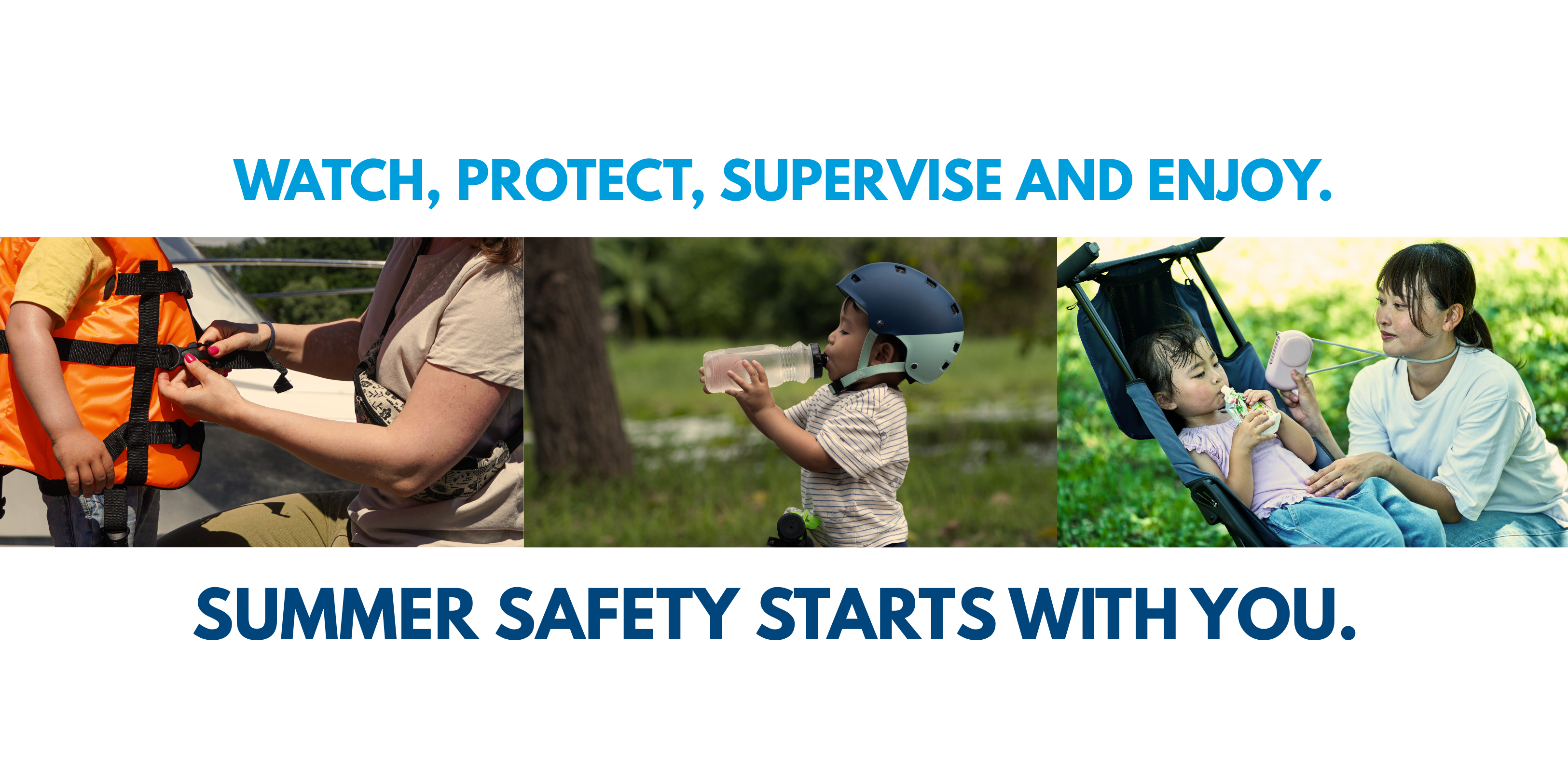 summer safety graphic