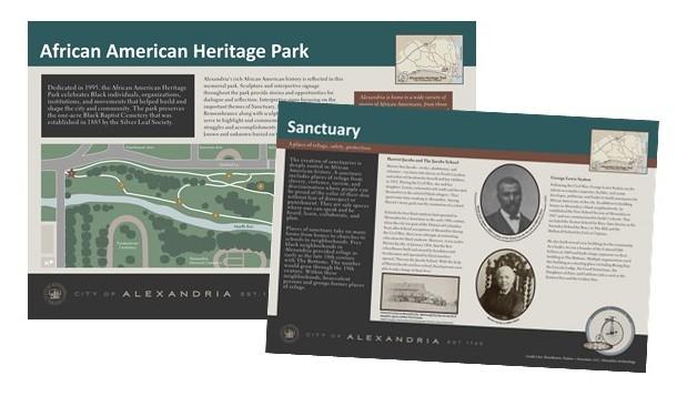 African American Heritage Park Wayfinding Signage