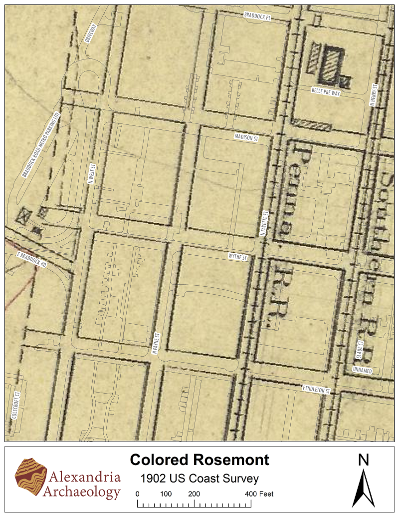 Colored Rosemont map