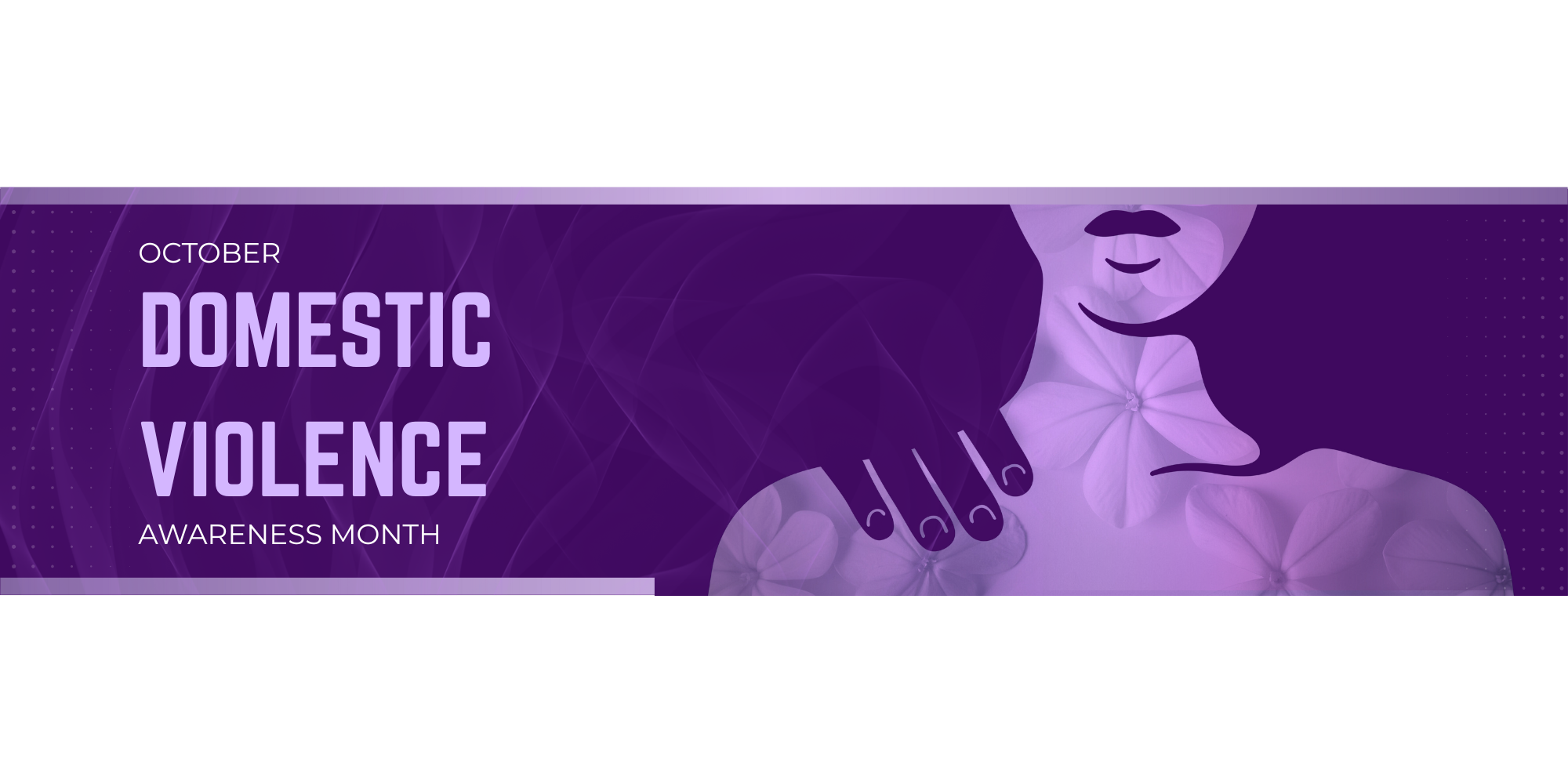 Domestic Violence Awareness Month Banner