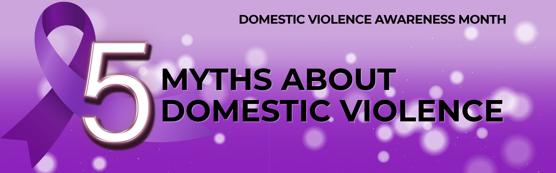 Five myths about domestic violence