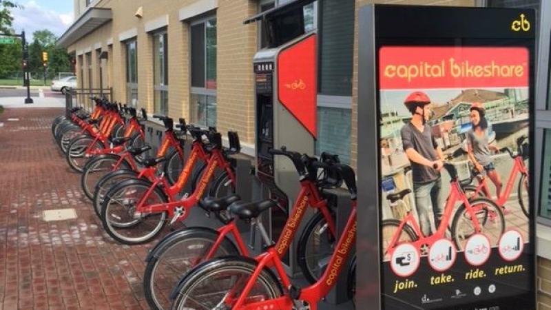 Capital Bikeshare at Potomac Main Line